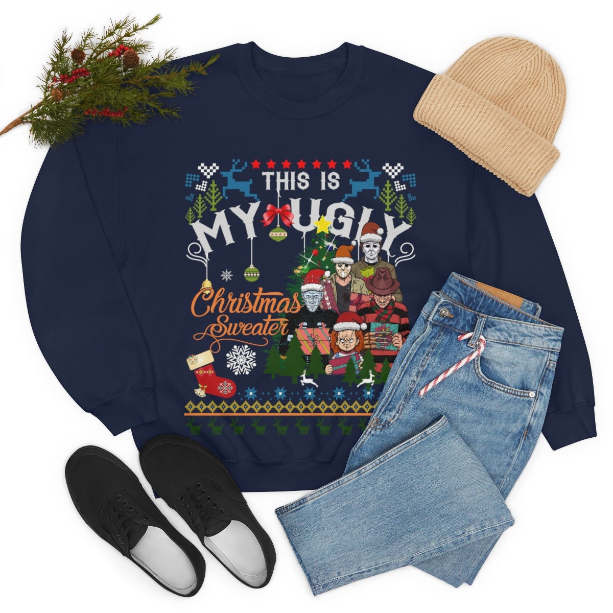 Ugly Sweater Unisex Heavy Blend Crewneck Sweatshirt