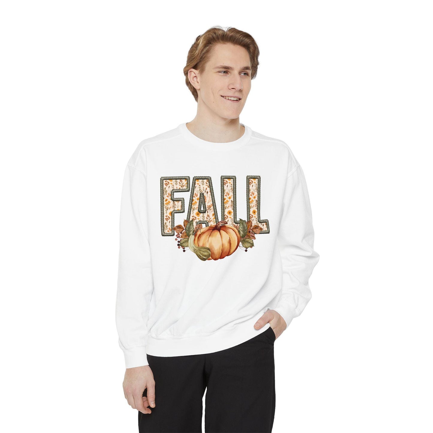 Fall Pumpkin Graphic Sweatshirt - Thanksgiving Tee, Autumn Shirt