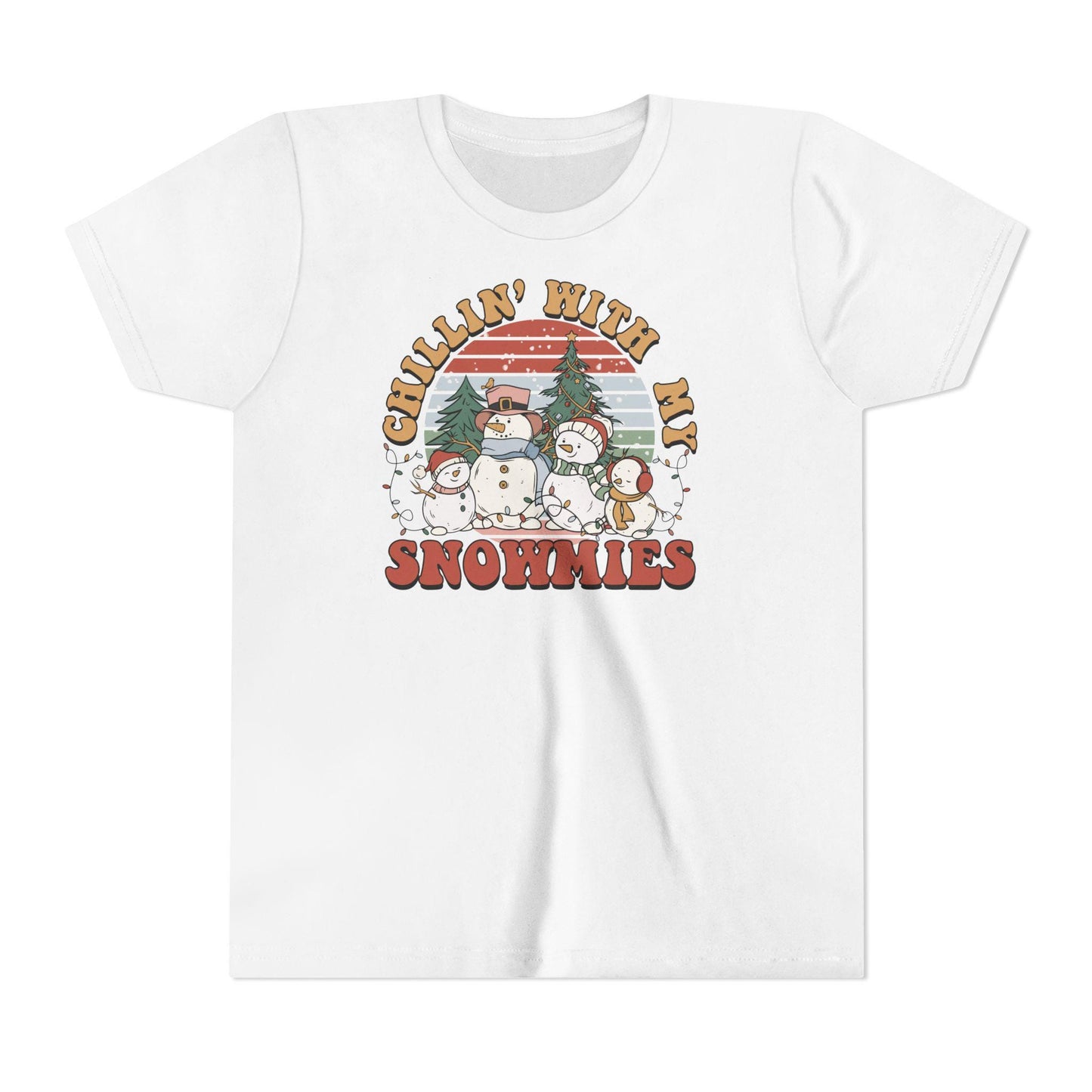 Matching Family Christmas Snowman Unisex Jersey Short Sleeve Tee