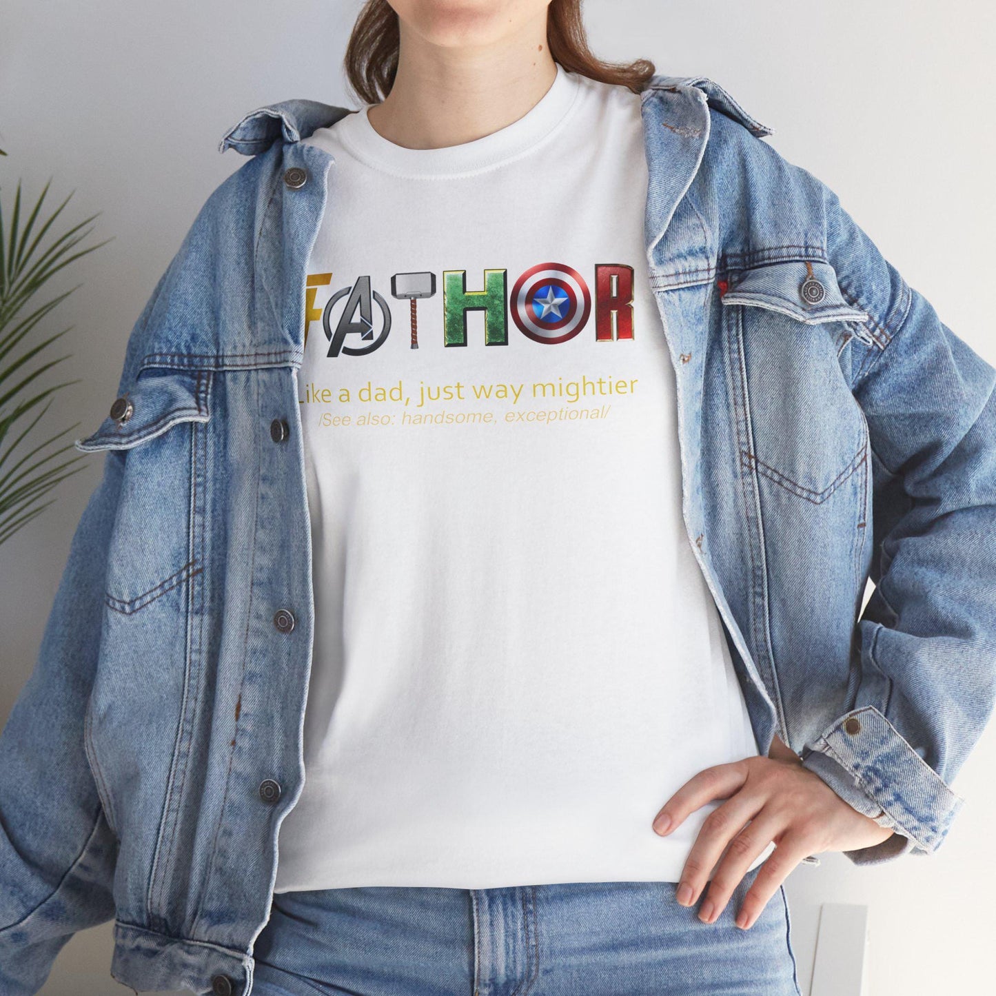 Super Hero, Fathers Day Unisex Heavy Cotton Tee Unisex Heavy Cotton Tee