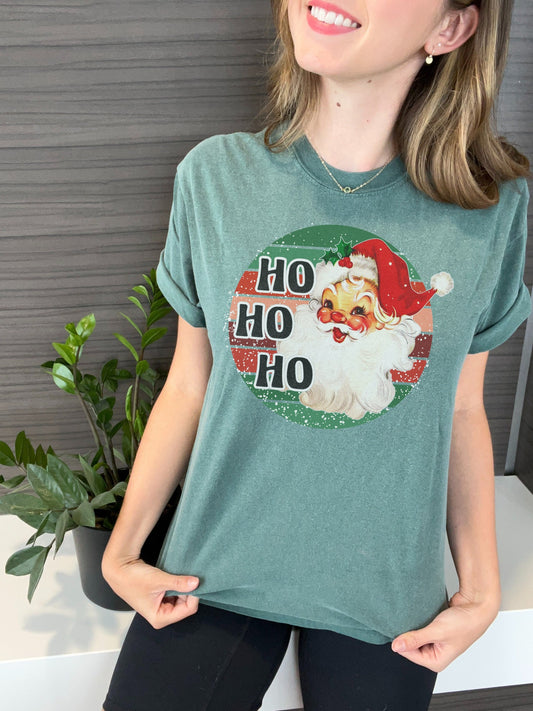 Comfort Colors Retro Santa Christmas T-Shirt