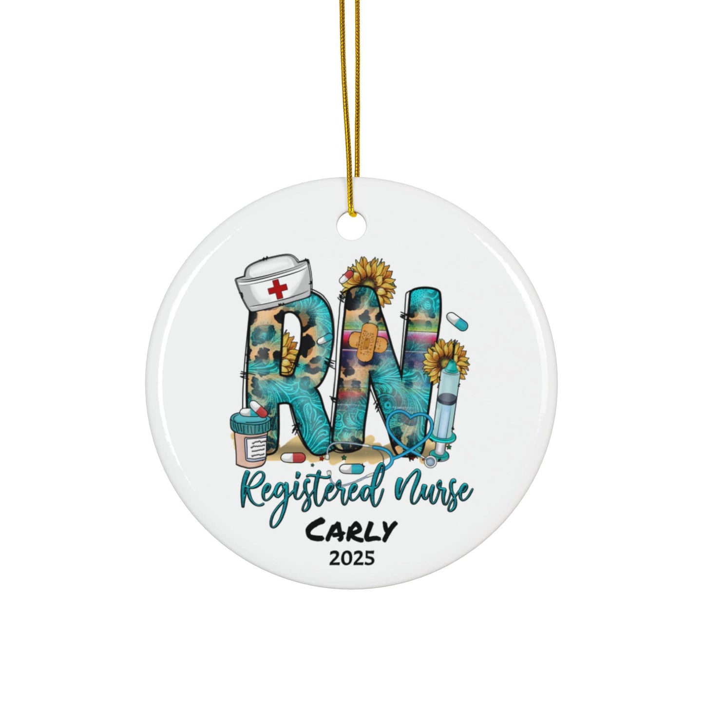 Nurse Christmas Ornament, Nurse Ornament, New Nurse Gift, Graduation Ornament, RN Gift, BSN Gift, Nursing Graduation Gift, Graduation Gift