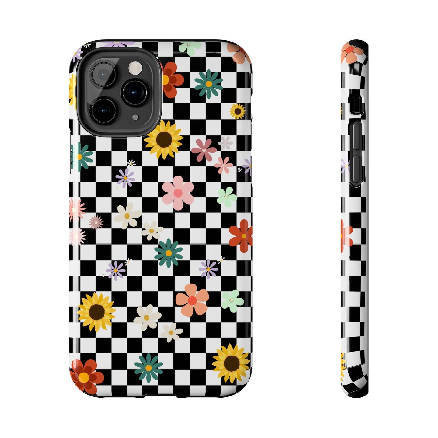 Copy of Retro, Checkered, Hard Case, Tough Phone Cases