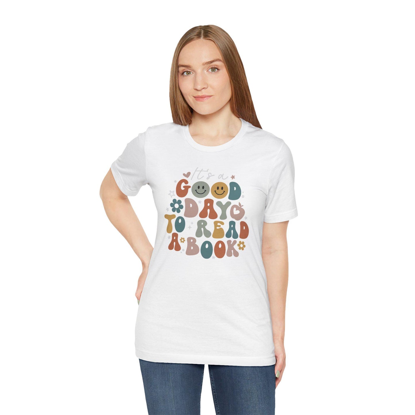 Book Lover Shirt, Teacher Librarian Gift, Unisex Tee