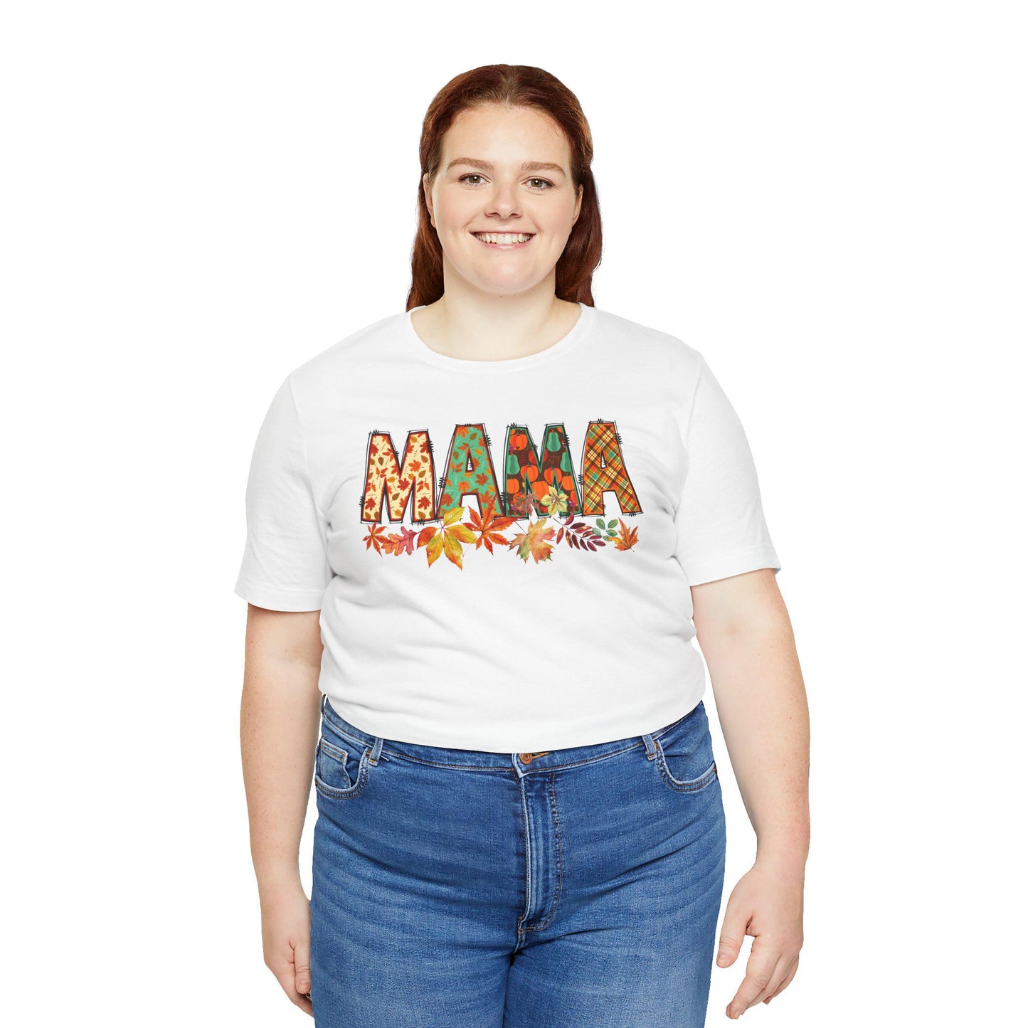 Mommy and Me Thanksgiving Shirt, Fall Pumpkins and Flowers, Unisex T-Shirt