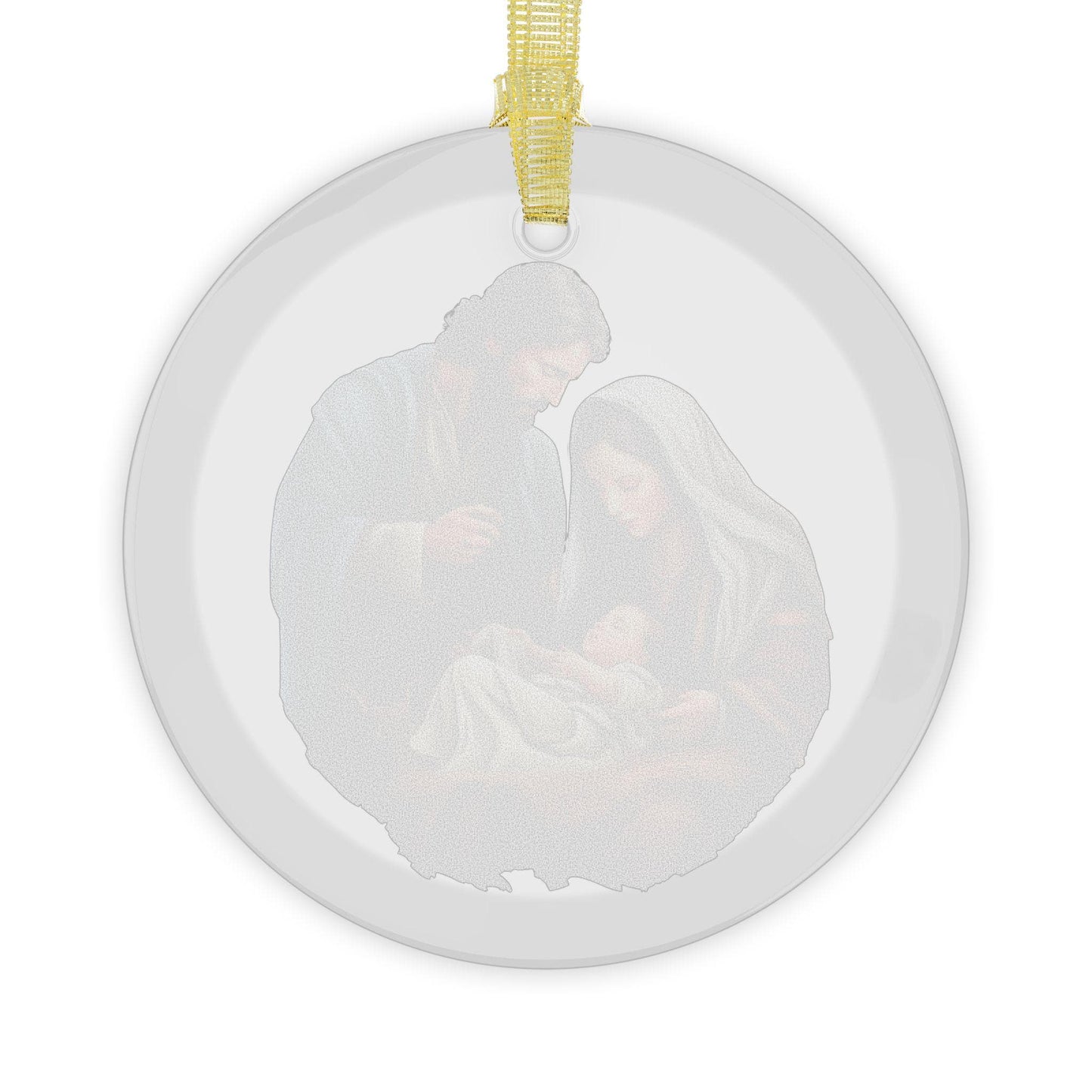 Nativity Scene Ornament, Christmas Tree Decor, Keepsake Ornament, Christmas Ornament, Glass Ornament, Holiday Gift, Stocking Stuffer