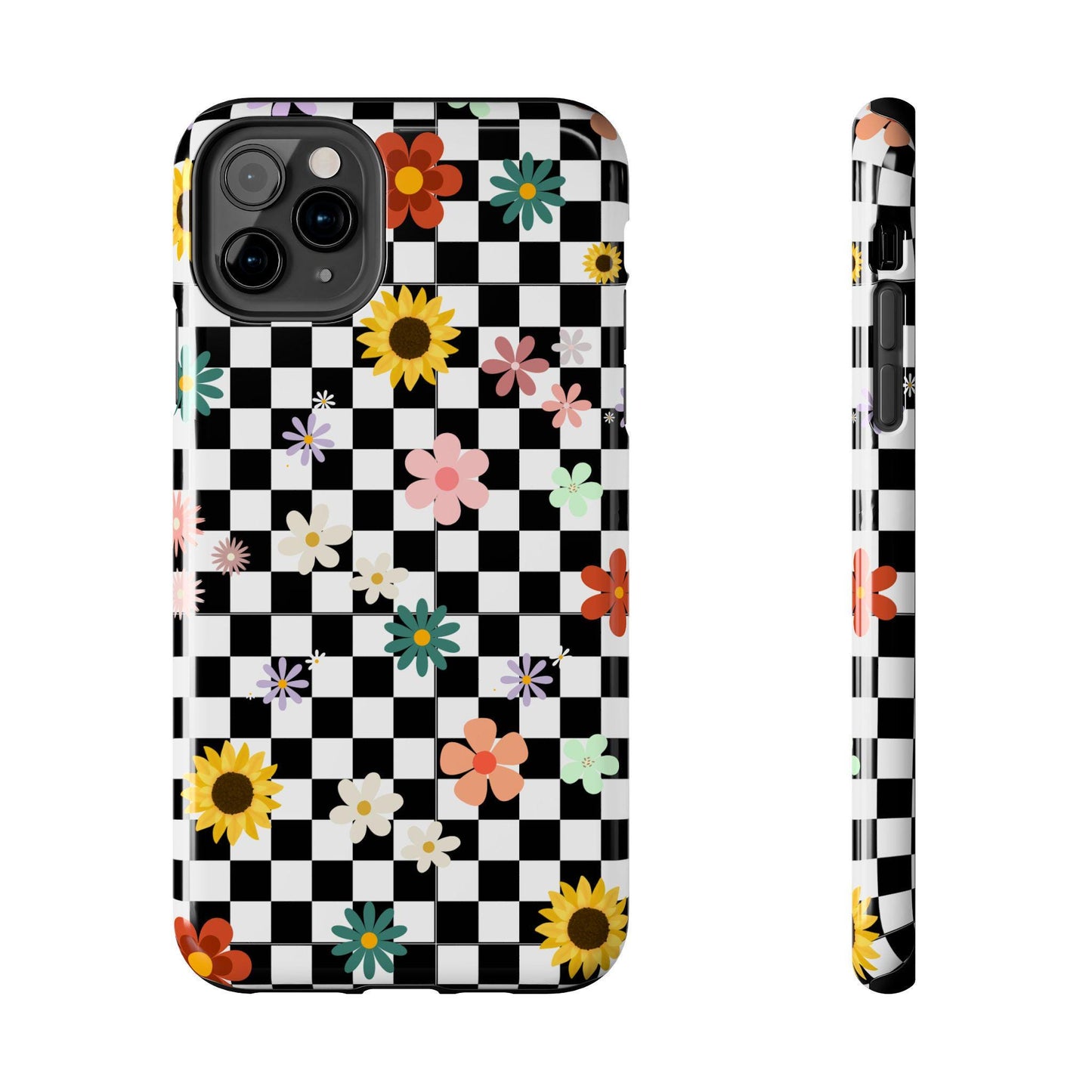 Copy of Retro, Checkered, Hard Case, Tough Phone Cases