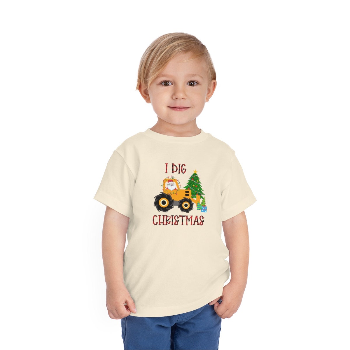 Santa, I dig Christmas Toddler Short Sleeve Tee