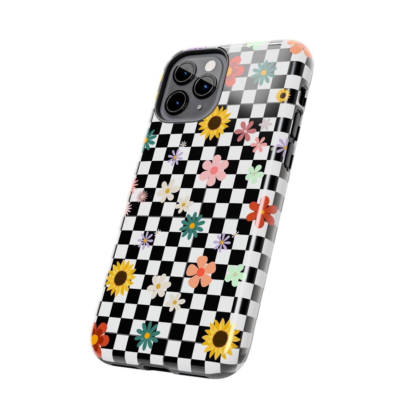 Copy of Retro, Checkered, Hard Case, Tough Phone Cases