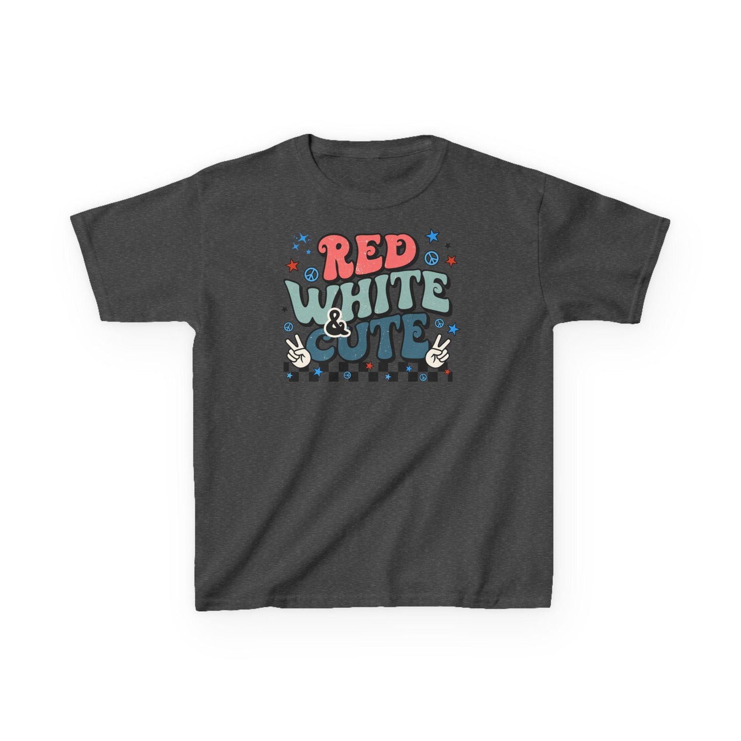 4th of July, Independence Day, Boy of Girl Kids Heavy Cotton Tee