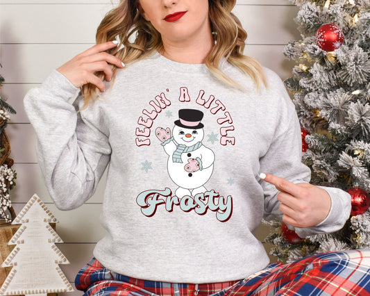 Christmas, Feeling a little Frosty Unisex DryBlend® Crewneck Sweatshirt