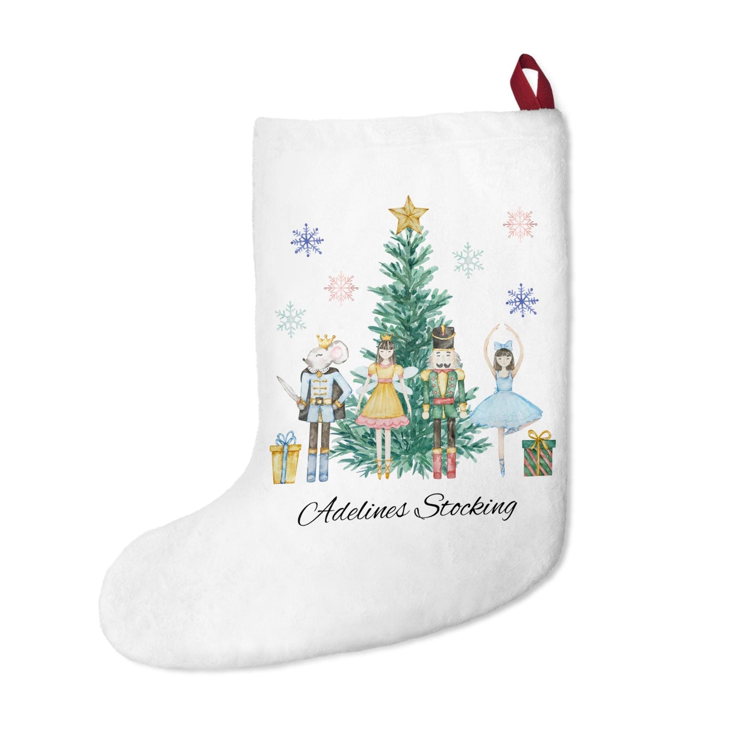 personalized Christmas stocking, Santa sack, Nutcracker, sugar plum fairy, Christmas Eve box, first Christmas gift Christmas Stockings