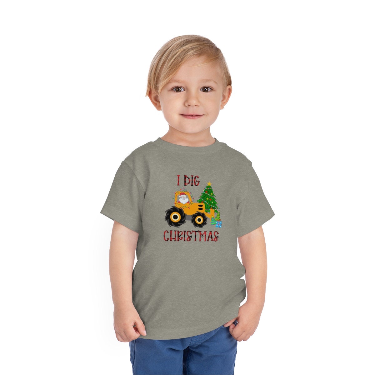 Santa, I dig Christmas Toddler Short Sleeve Tee