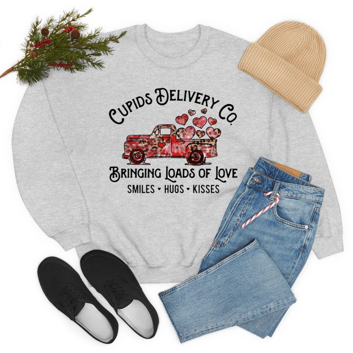 Valentine’s Day sweatshirt , Cupid, Unisex Heavy Blend Crewneck Sweatshirt