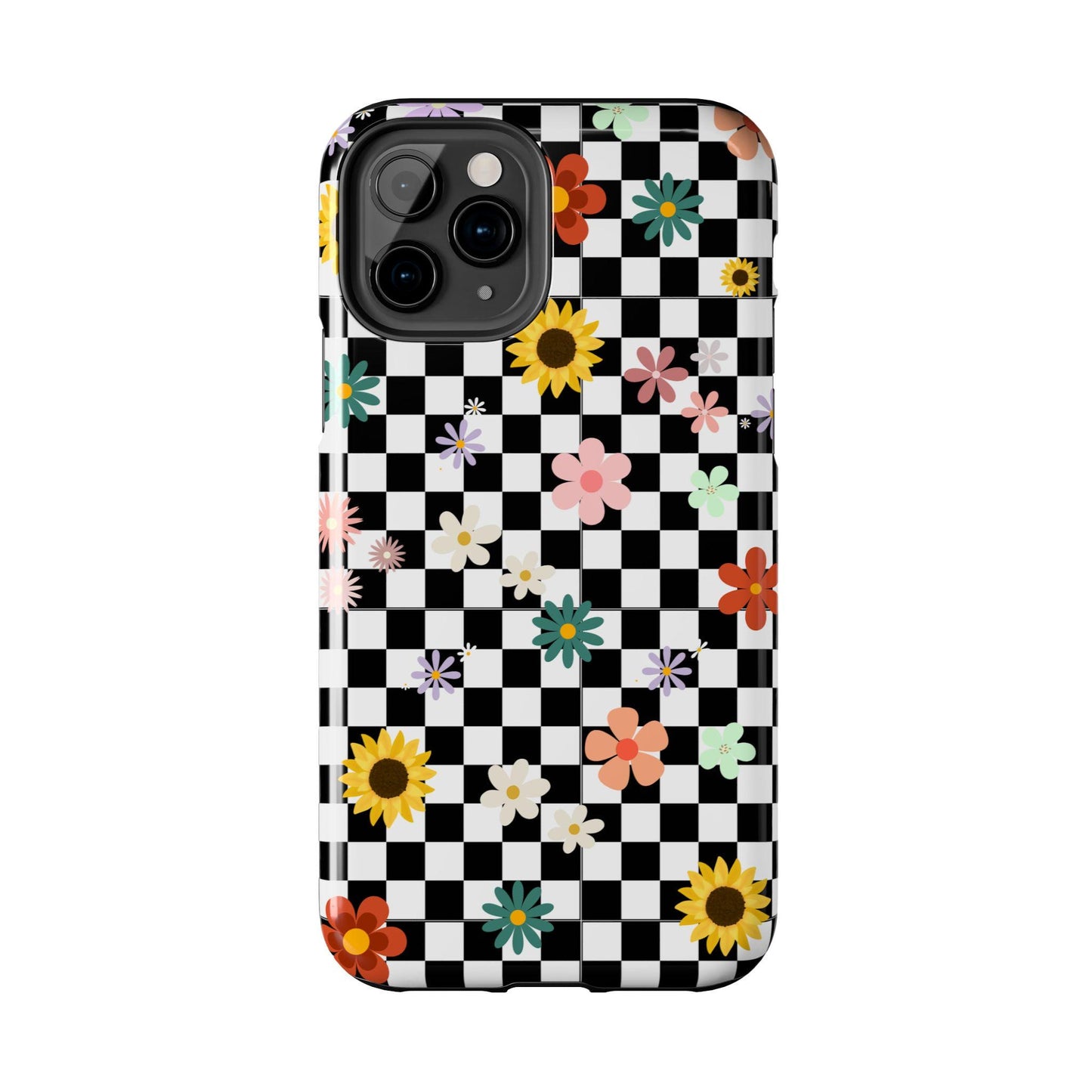 Copy of Retro, Checkered, Hard Case, Tough Phone Cases
