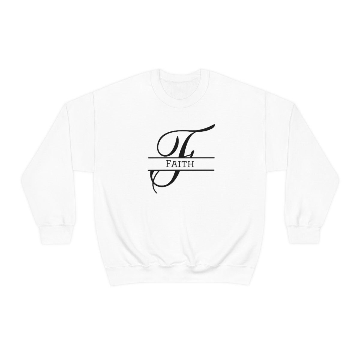 Personalize Monogram Unisex Heavy Blend Crewneck Sweatshirt