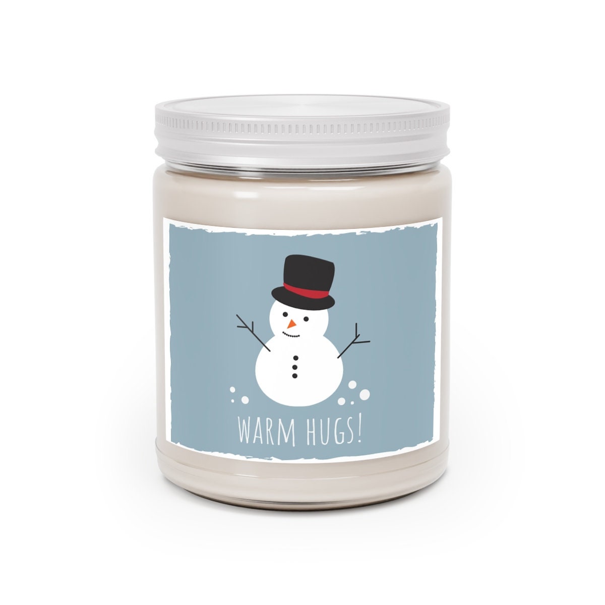 Christmas Snowman Scented Candles, 9oz