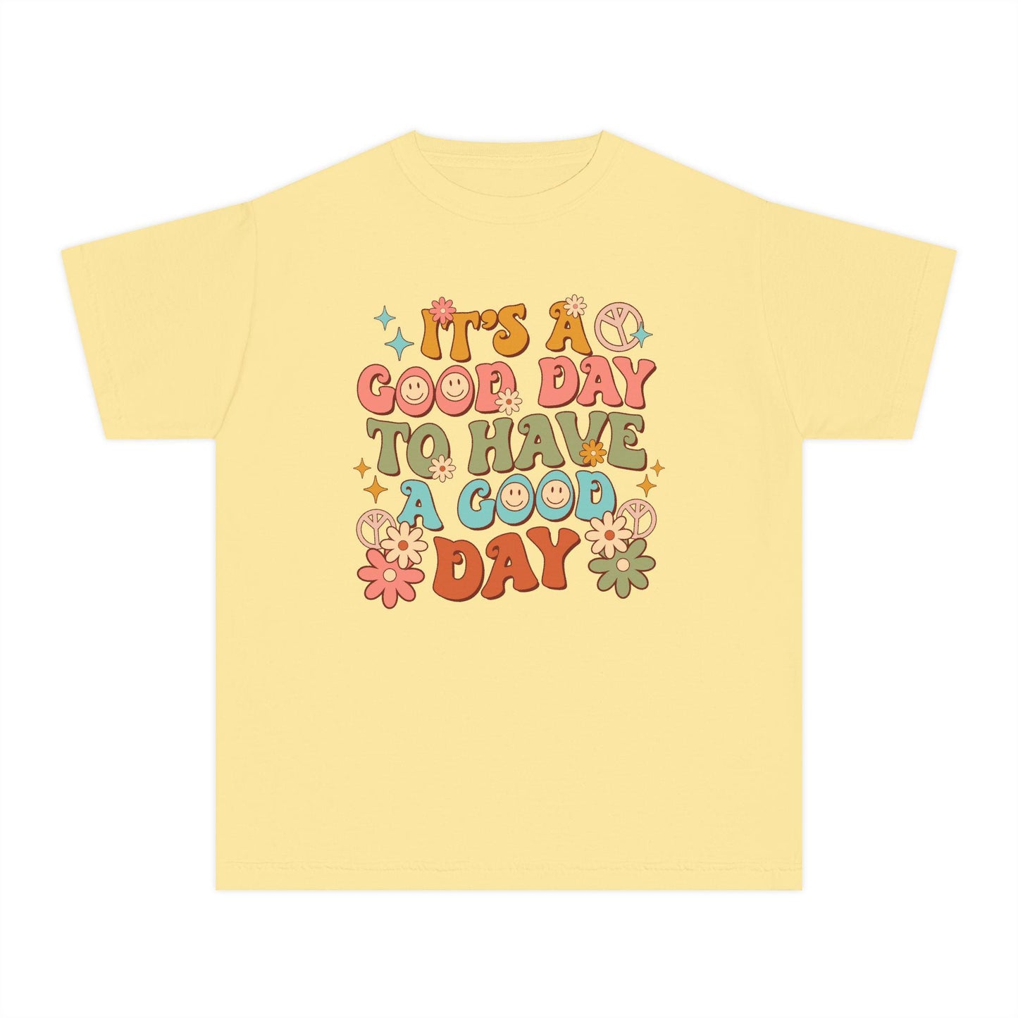 Retro, inspirational, fun colors Youth Midweight Tee