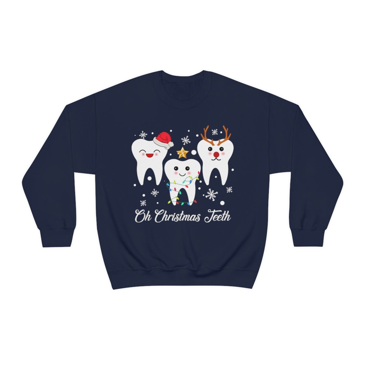 Christmas Dental Shirts Unisex Heavy Blend Crewneck Sweatshirt