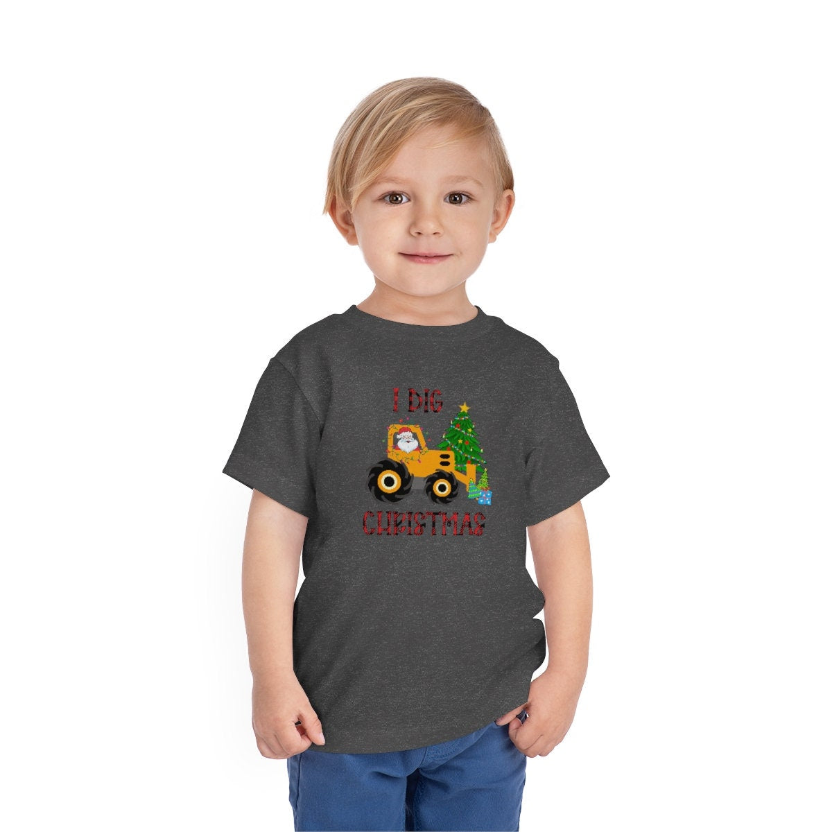 Santa, I dig Christmas Toddler Short Sleeve Tee