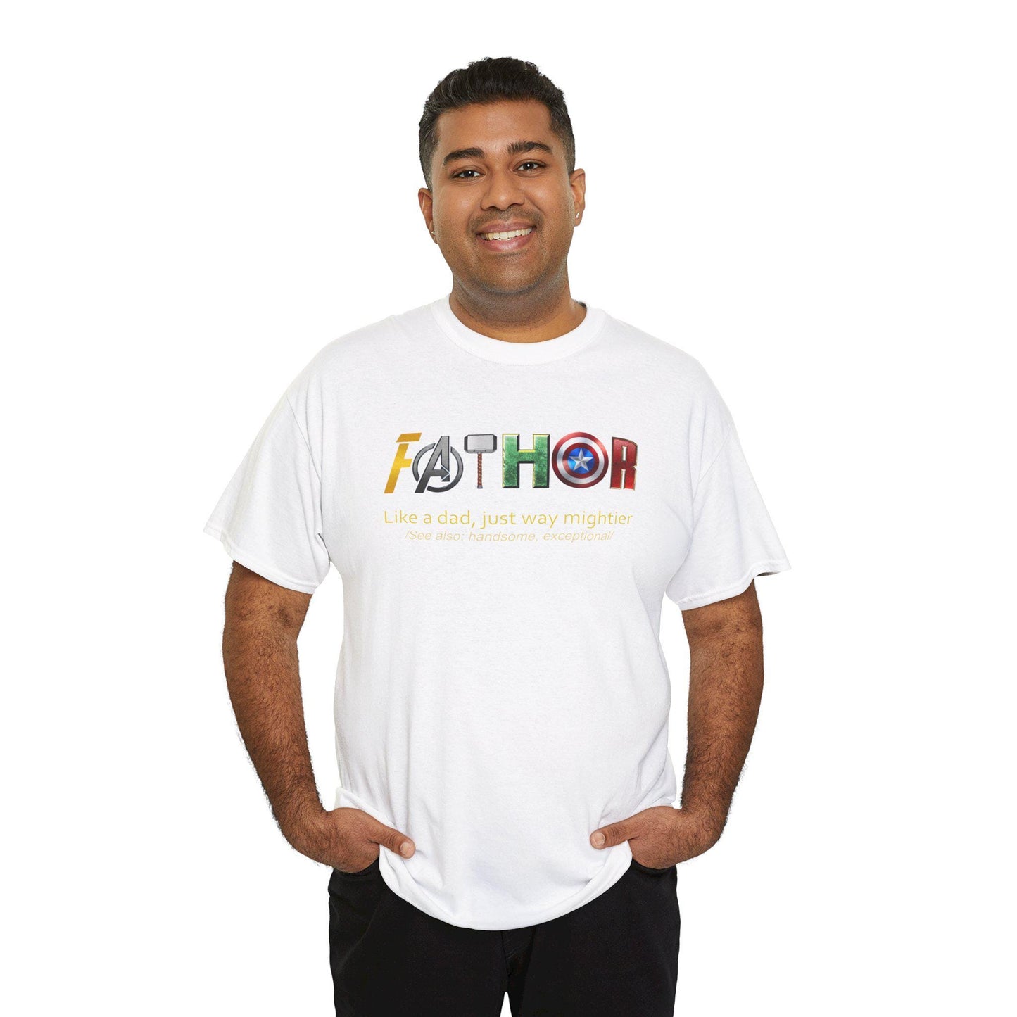 Super Hero, Fathers Day Unisex Heavy Cotton Tee Unisex Heavy Cotton Tee