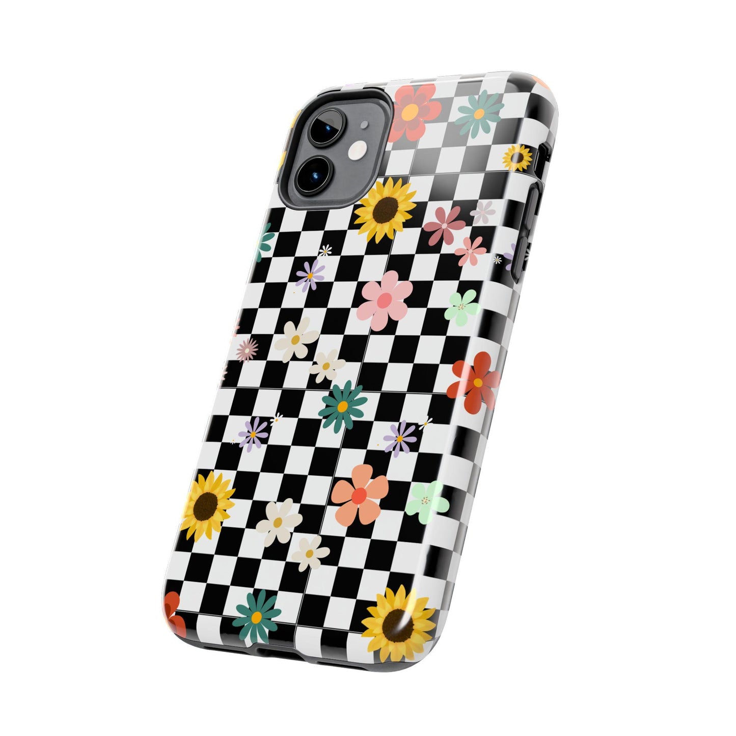 Copy of Retro, Checkered, Hard Case, Tough Phone Cases