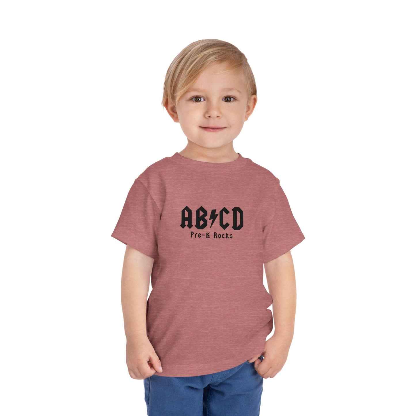 ABCD PreK rocks, Toddler Short Sleeve Tee