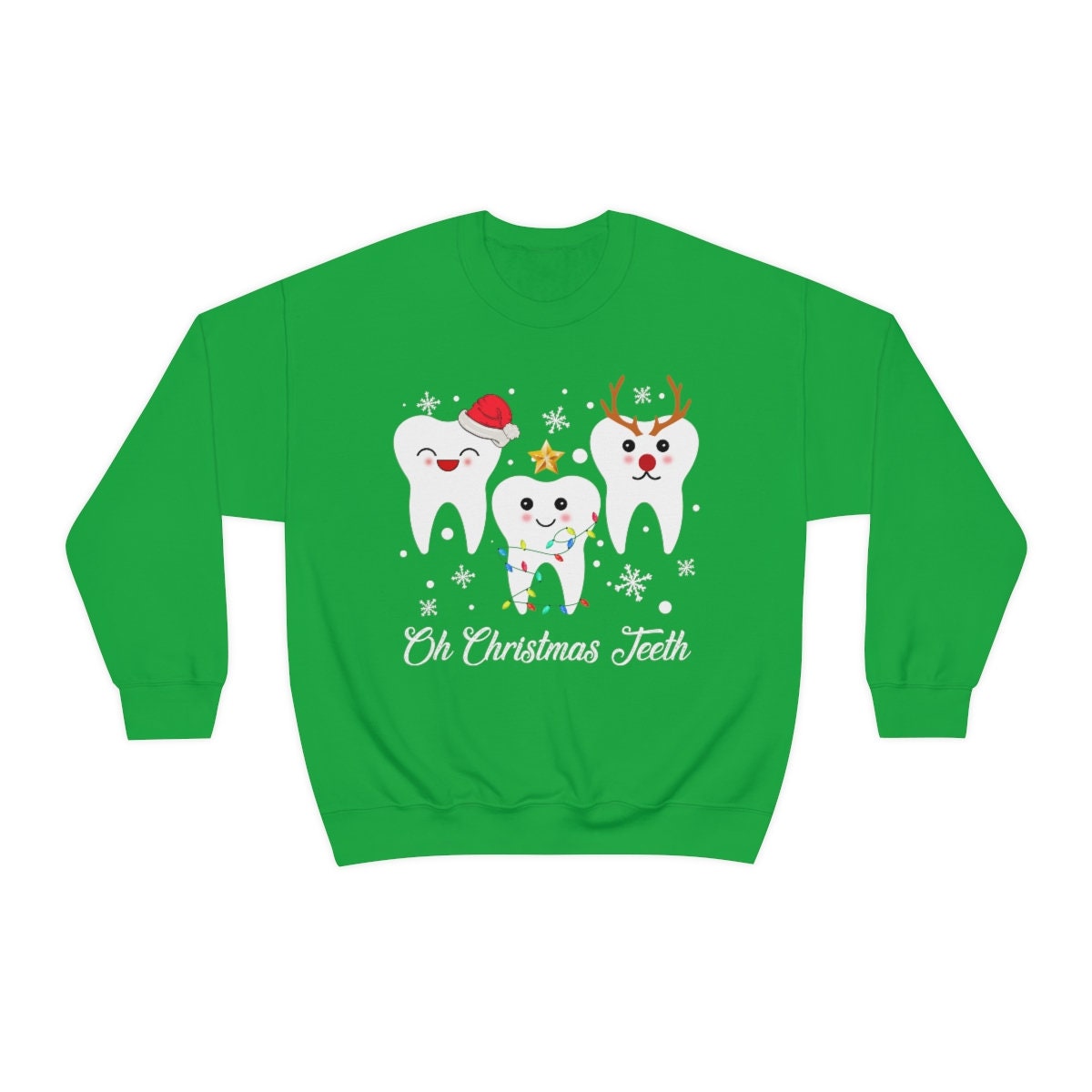 Christmas Dental Shirts Unisex Heavy Blend Crewneck Sweatshirt