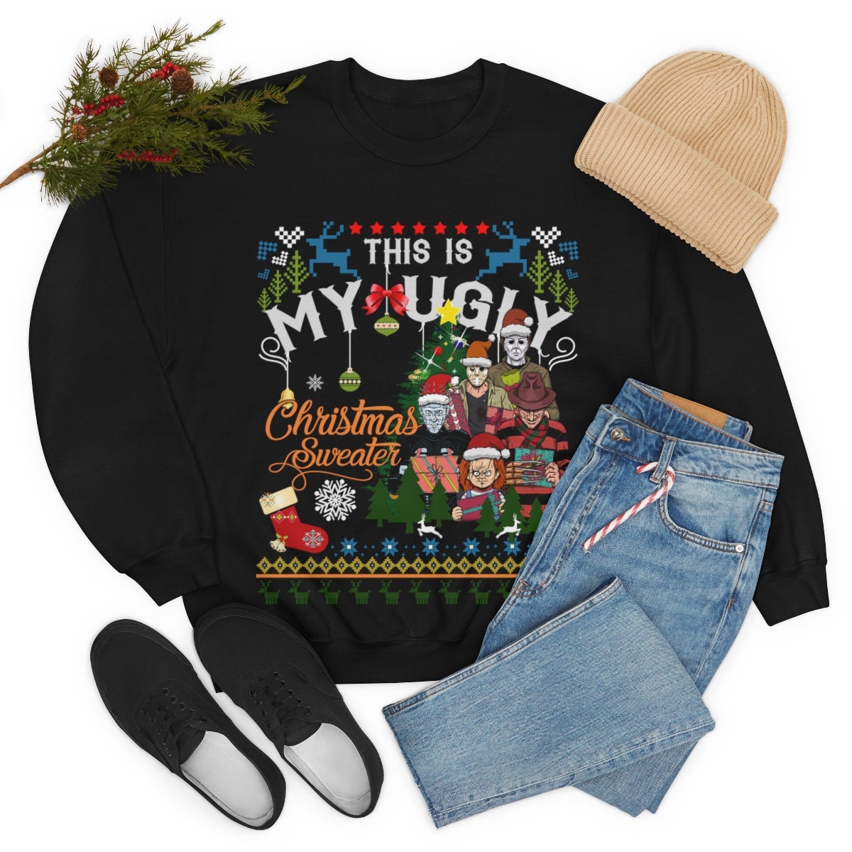 Ugly Sweater Unisex Heavy Blend Crewneck Sweatshirt