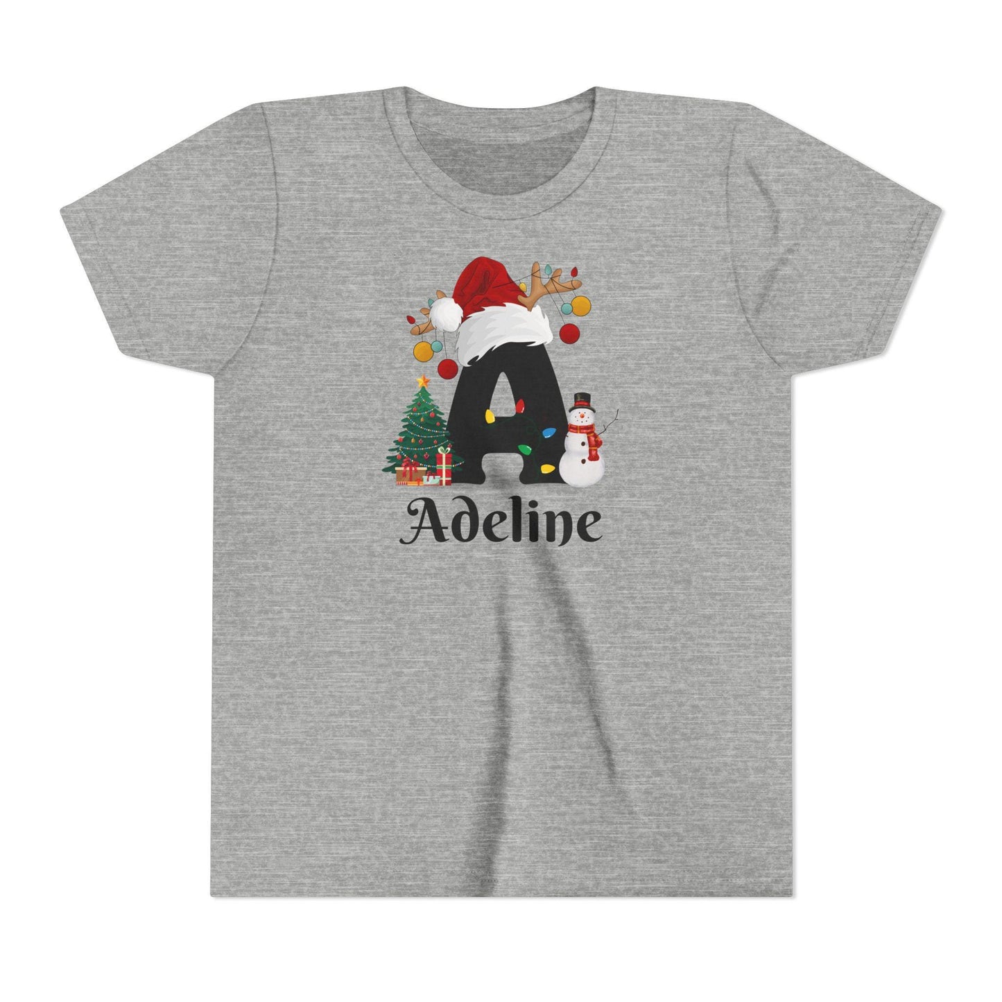 Family Christmas Shirt, Matching Holiday Tee, Custom Name Gift