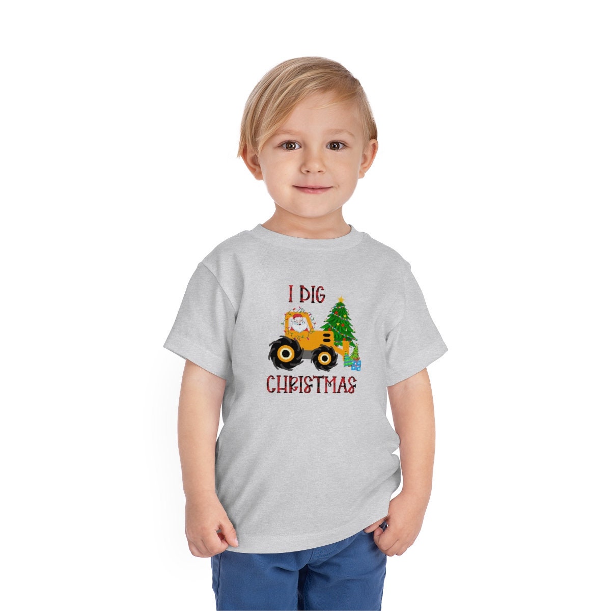 Santa, I dig Christmas Toddler Short Sleeve Tee