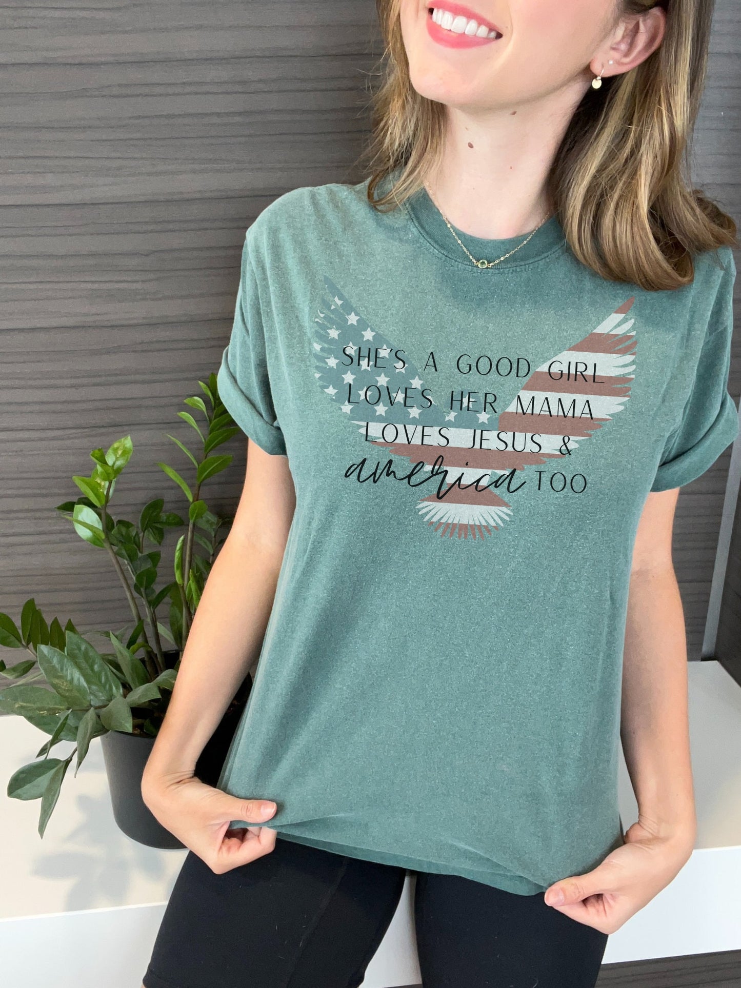 4 of July, Independence day, Unisex Garment-Dyed T-shirt
