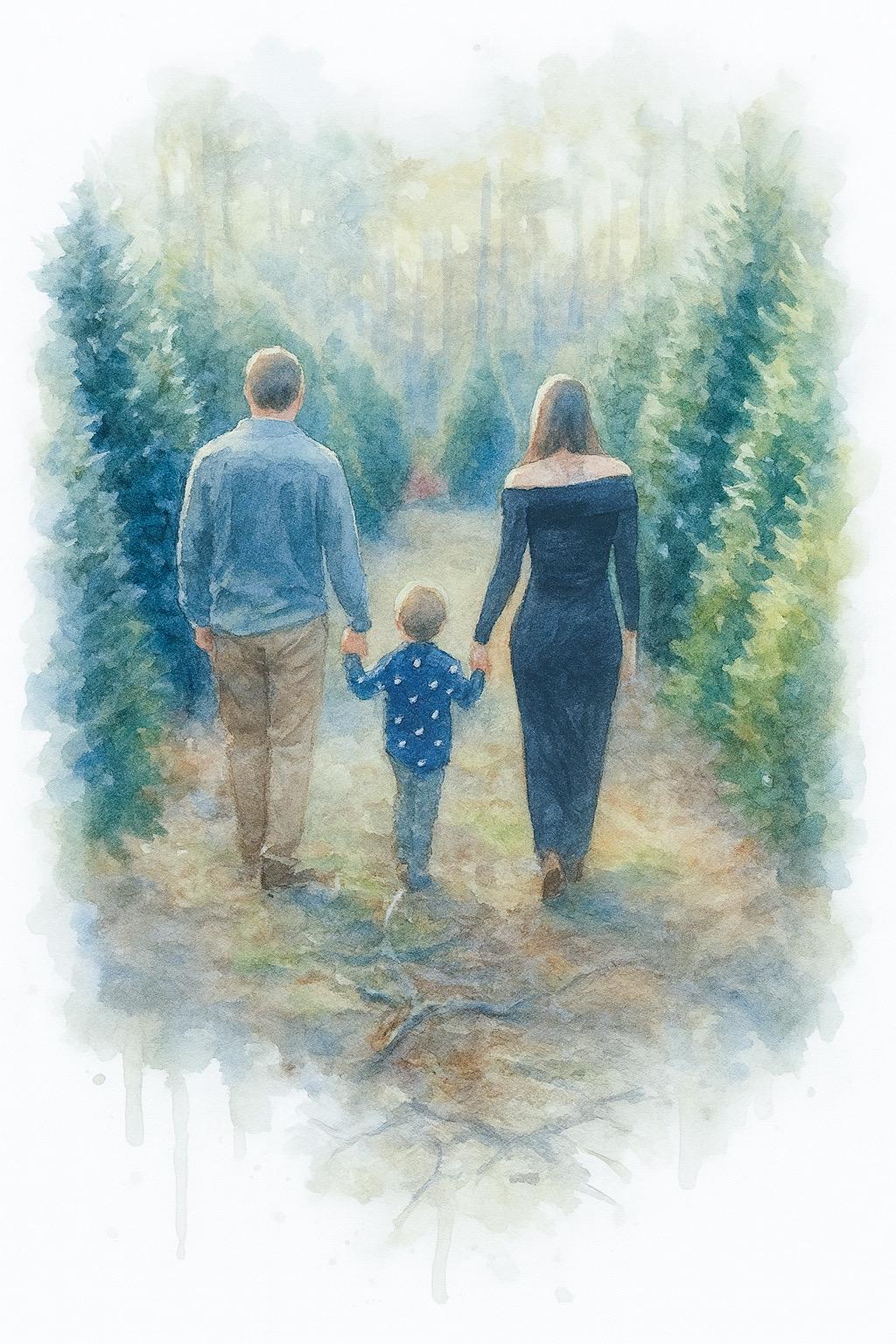 Watercolor Painting from your Photo, Custom Watercolor Couple Portrait, Canvas wall art, personalized art, customizable art, Christmas gift