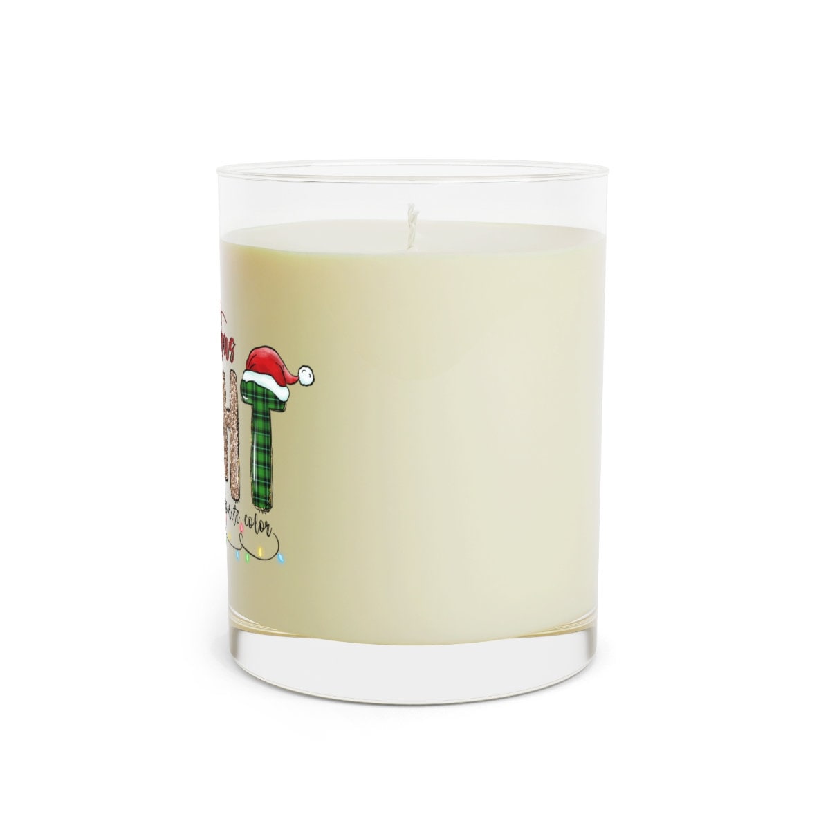 Christmas Lights Scented Candle - Full Glass, 11oz