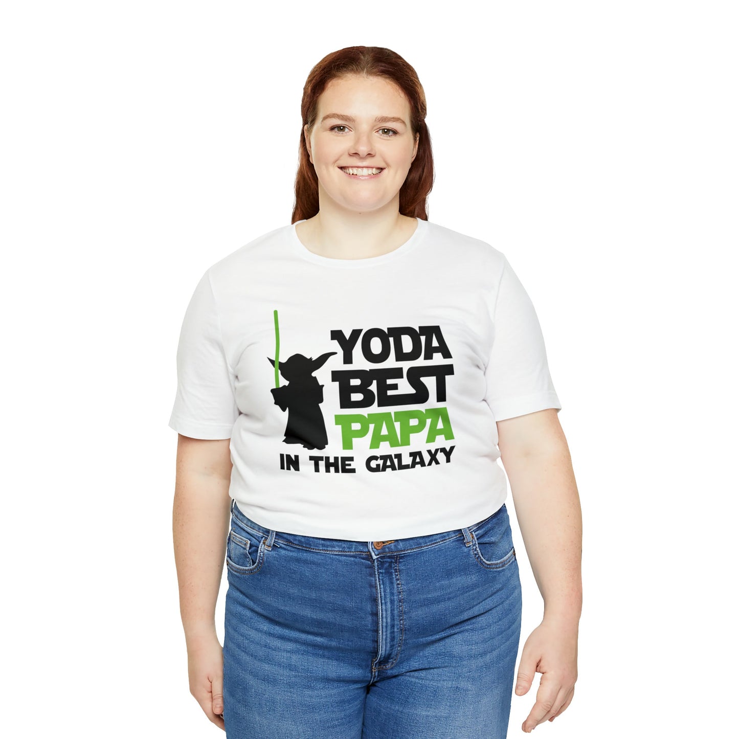 Your the best papa, Yoda, Yoda best papa, best papa. fathers day, Unisex Jersey Short Sleeve Tee