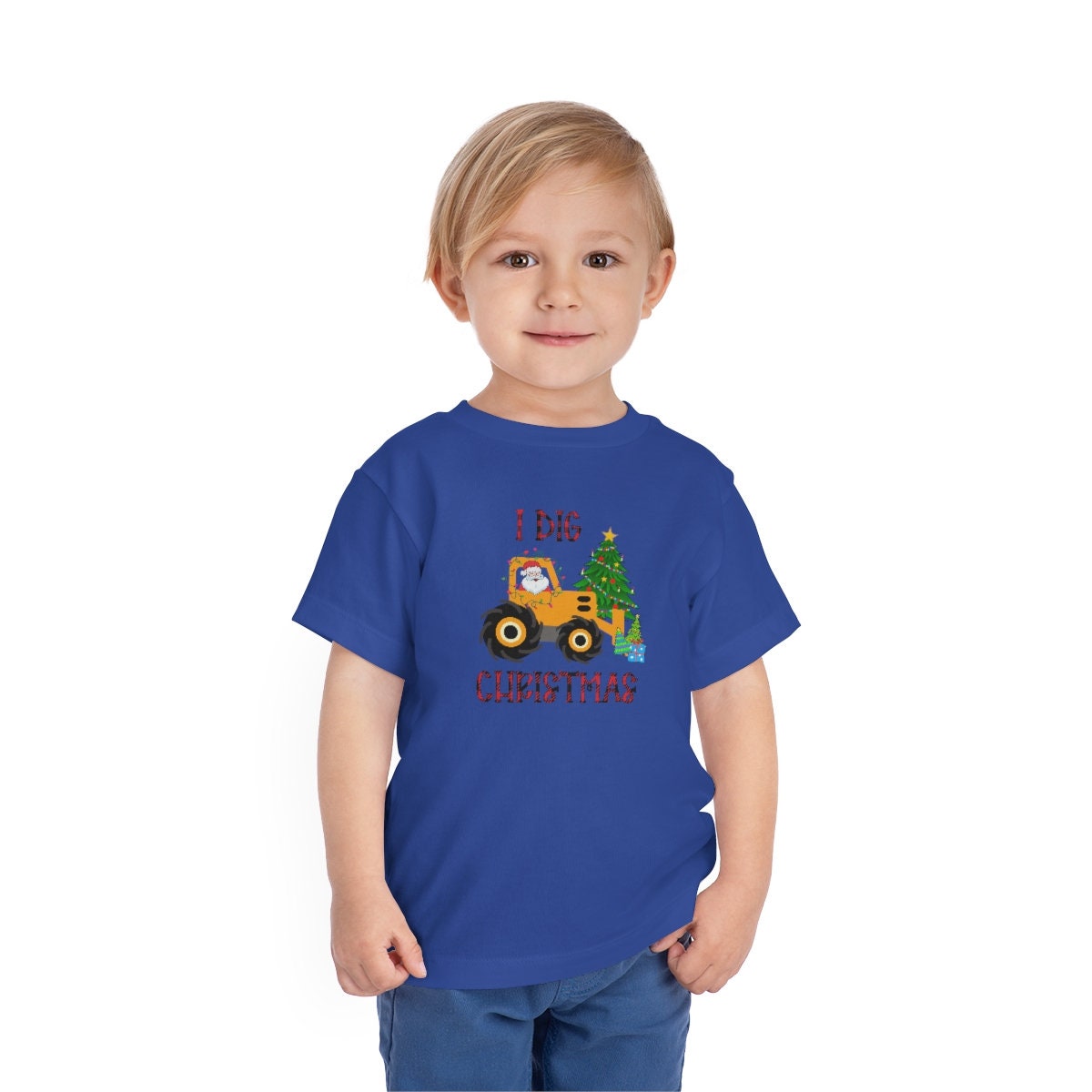 Santa, I dig Christmas Toddler Short Sleeve Tee