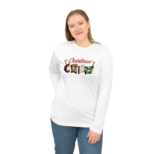 Nurse Christmas Crew Unisex Performance Long Sleeve Shirt