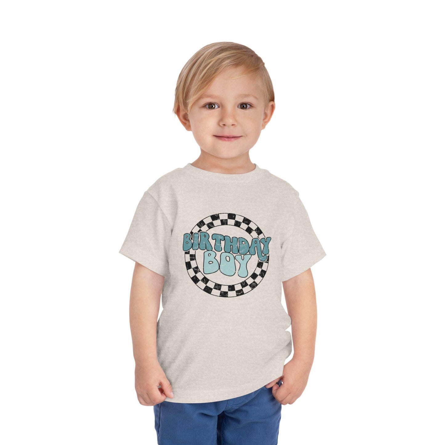 Birthday Boy Tee, Celebration T-Shirt, Toddler Short Sleeve