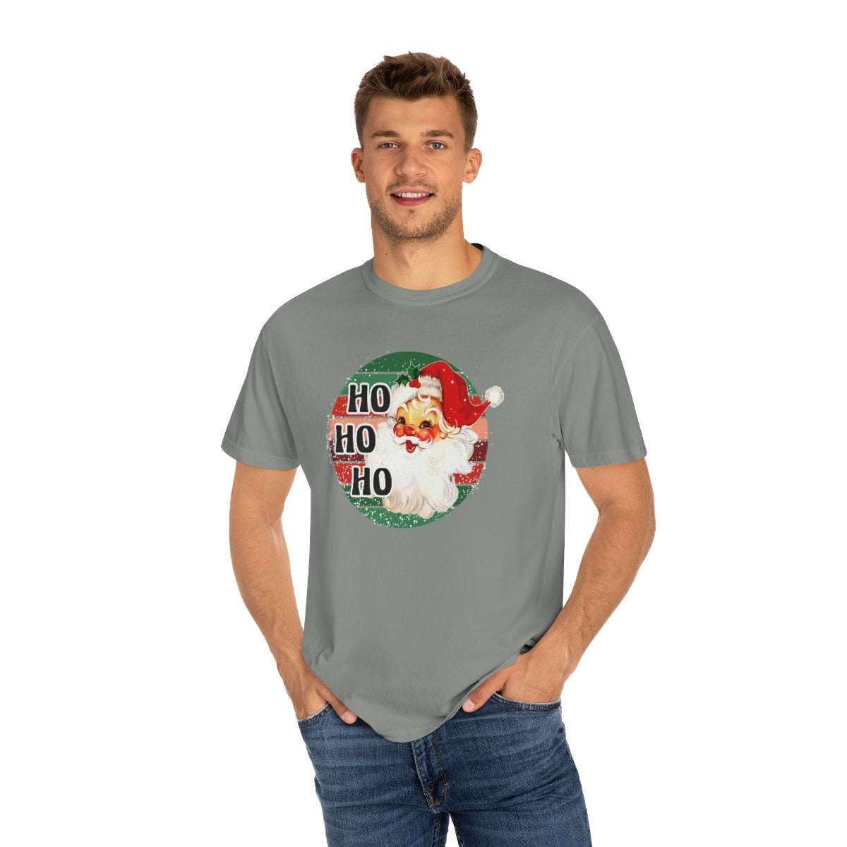 Comfort Colors Retro Santa Christmas T-Shirt