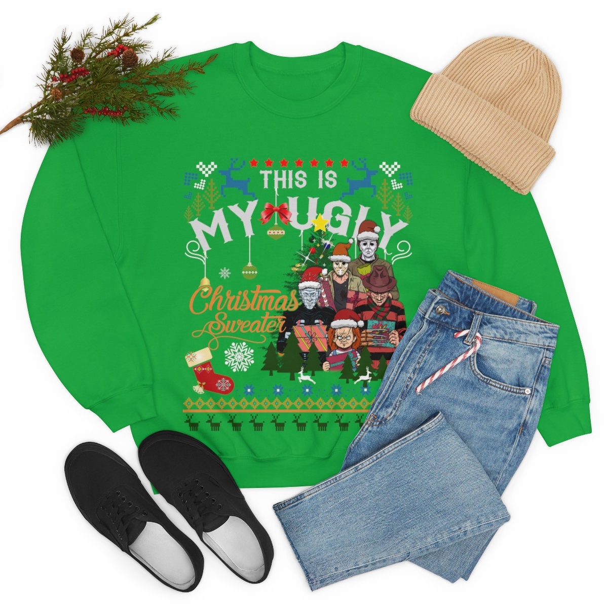Ugly Sweater Unisex Heavy Blend Crewneck Sweatshirt