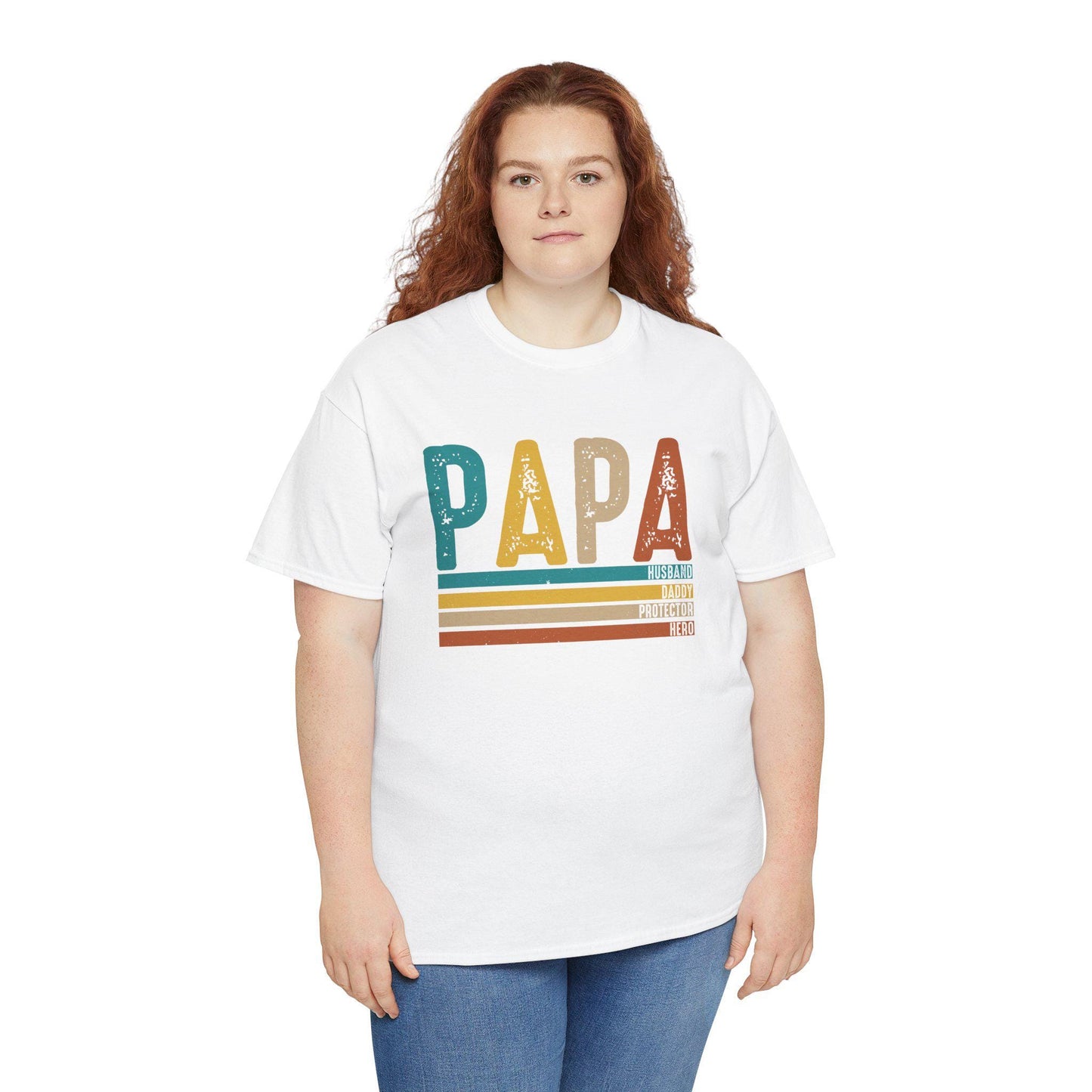 Papa, Fathers Day Unisex Heavy Cotton Tee Unisex Heavy Cotton Tee